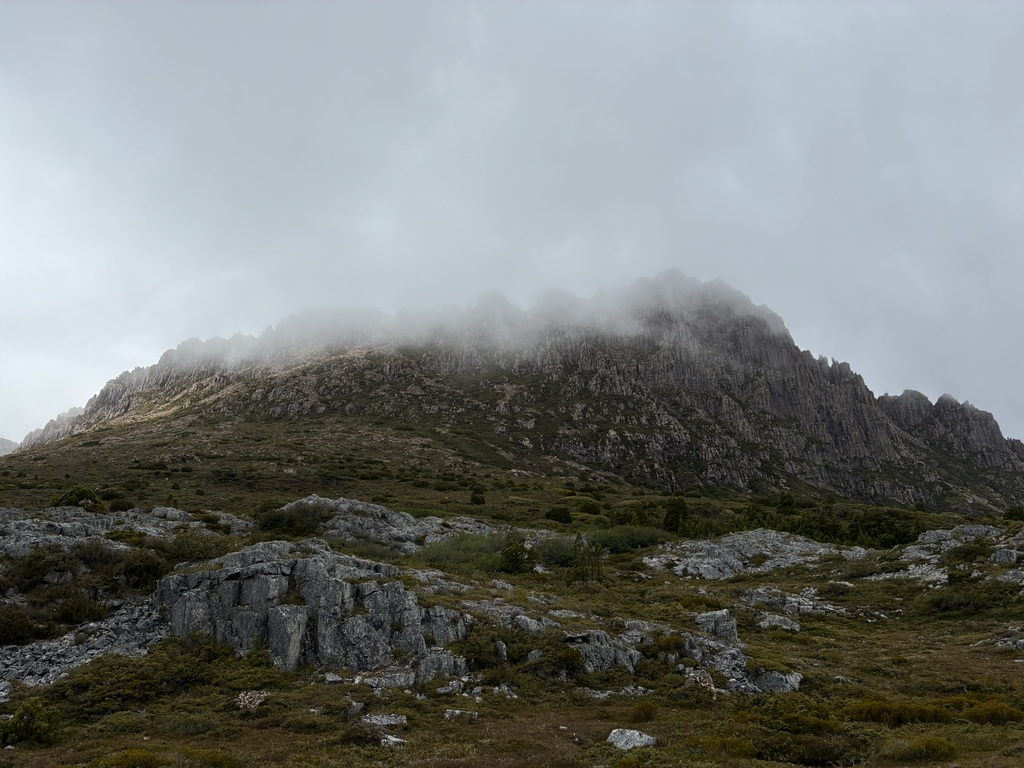 The back of the range after Cradle Mountain.