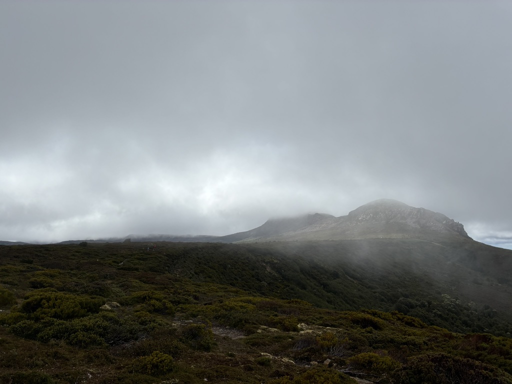 The flat plateau before Waterfall Valley.