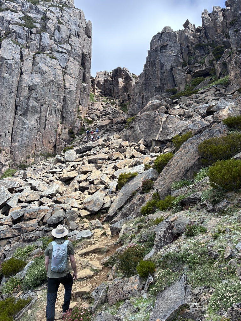 The boulders were endless!